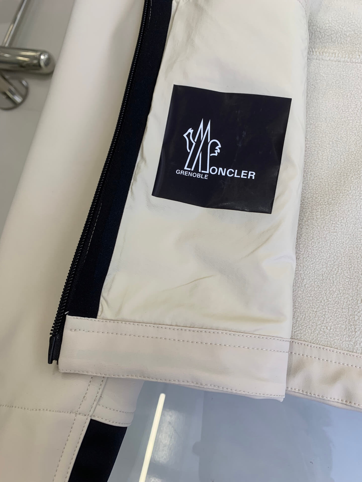Moncler Grenoble Zumeles Beige Jacket - Image 15