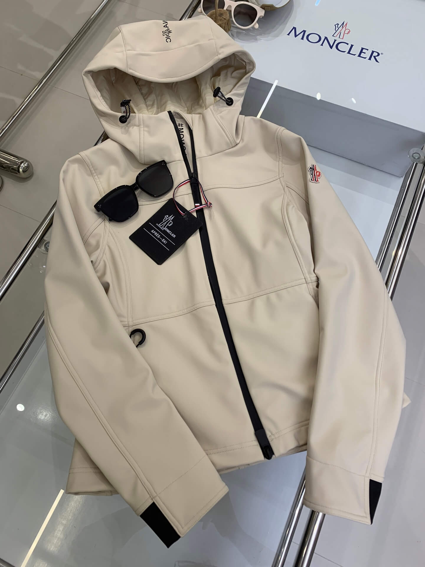 Moncler Grenoble Zumeles Beige Jacket - Image 19
