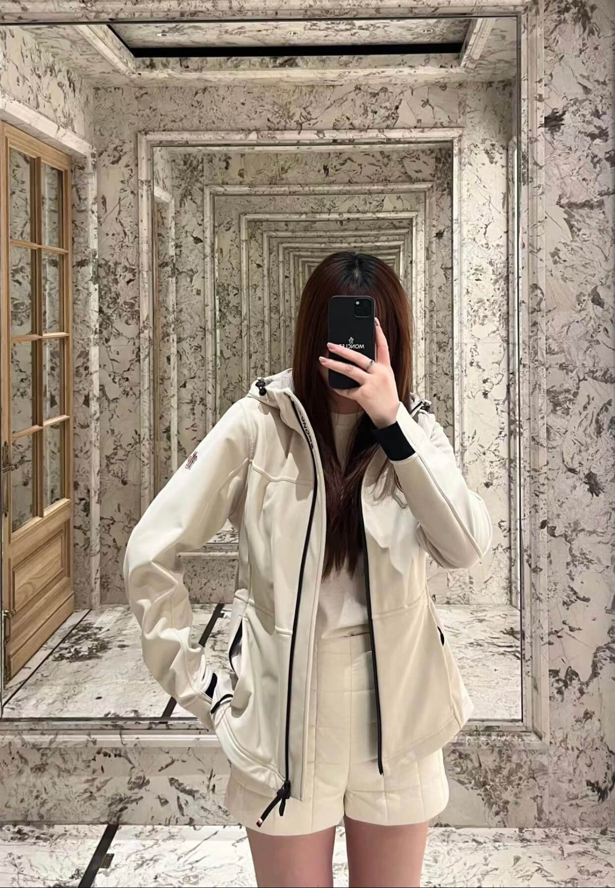 Moncler Grenoble Zumeles Beige Jacket - Image 5