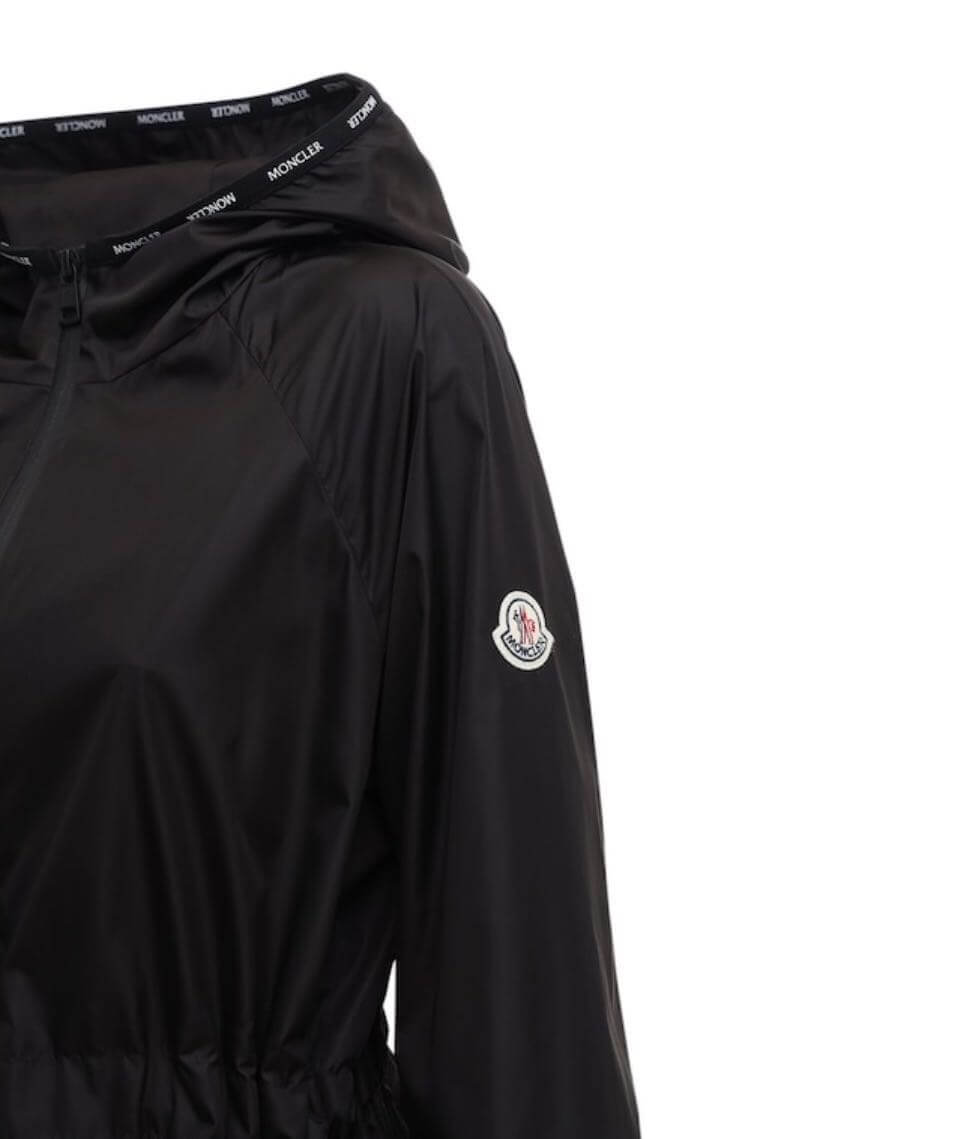 Moncler Hooded Women's Black Trench Coat - Image 11