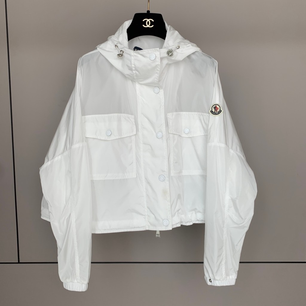 Moncler Primagiedi Nylon White Jacket