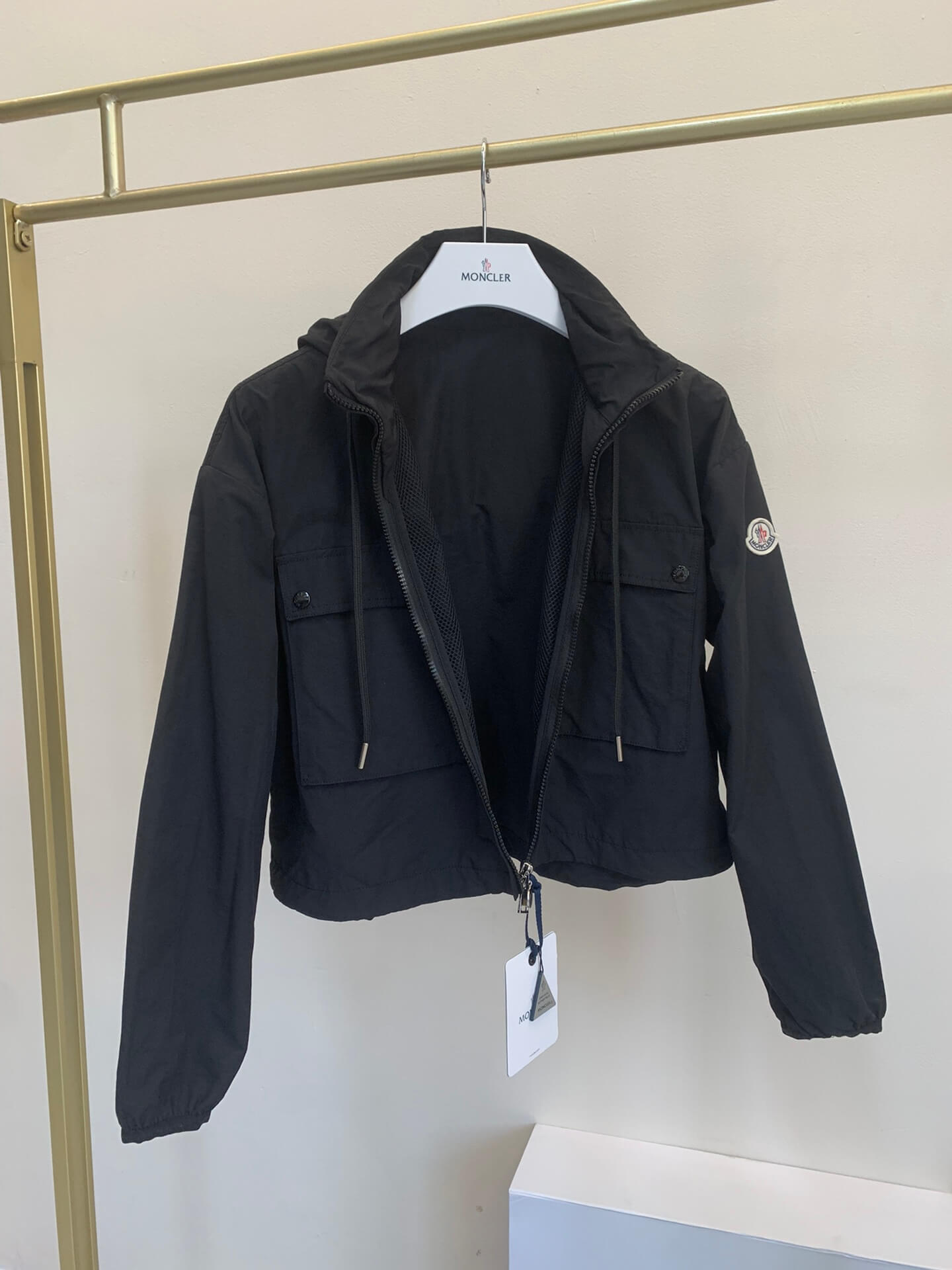 Moncler - Leda Short Black Parka Jacket - Image 4