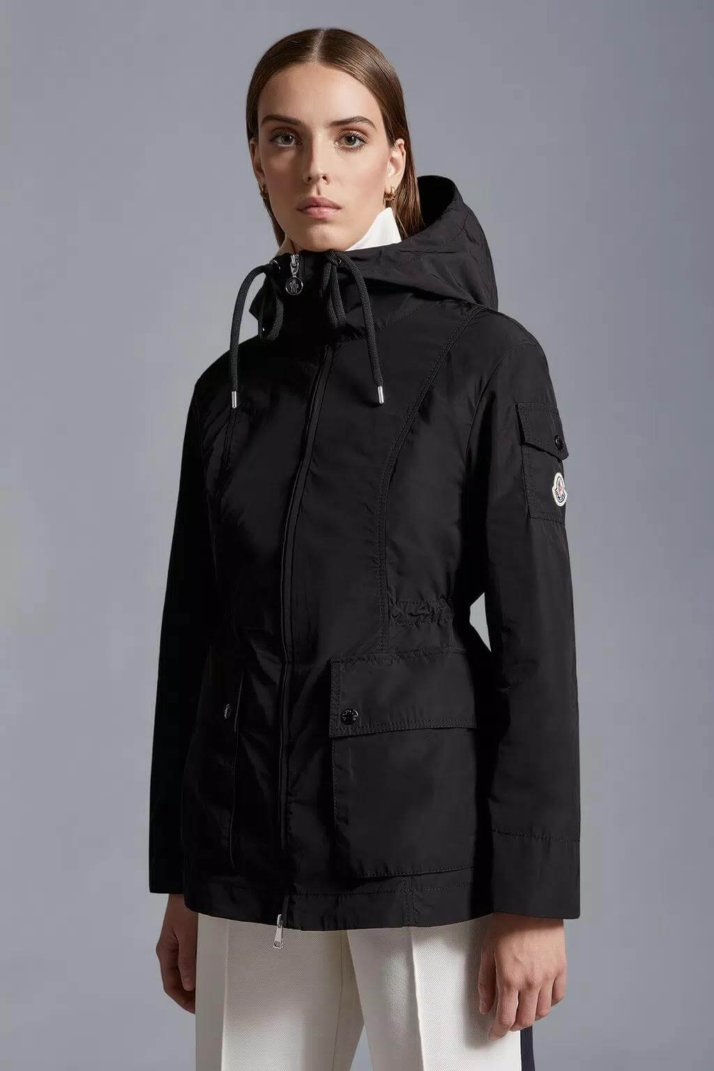 Moncler LEANDRO Black Parka Jacket - Image 15
