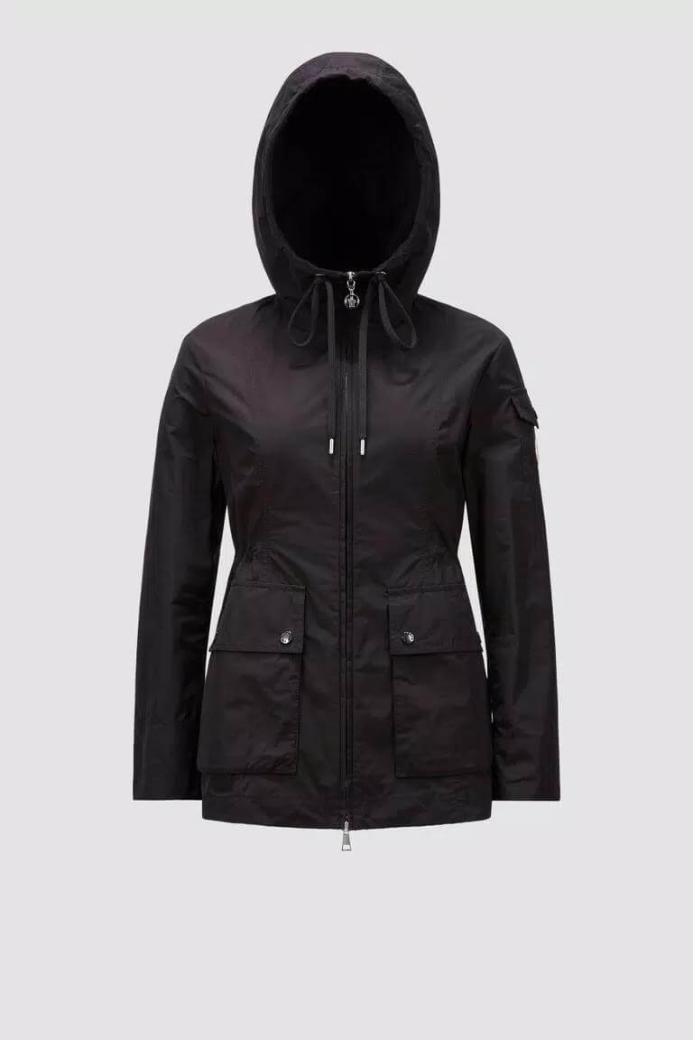 Moncler LEANDRO Black Parka Jacket - Image 14