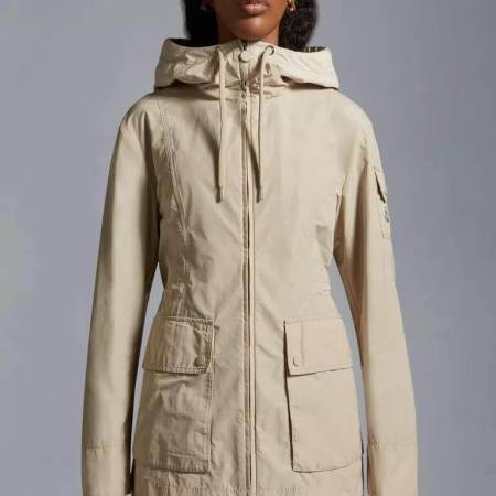 Moncler LEANDRO Beige Parka Jacket