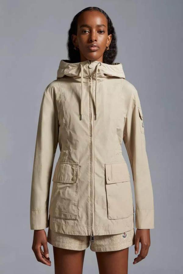 Moncler LEANDRO Beige Parka Jacket
