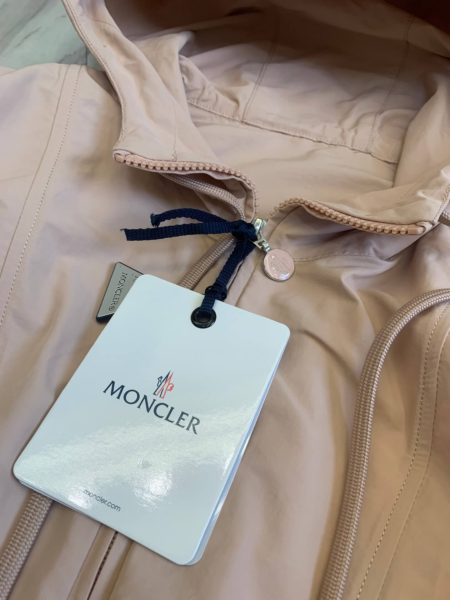 Moncler LEANDRO Pink Parka Jacket - Image 6