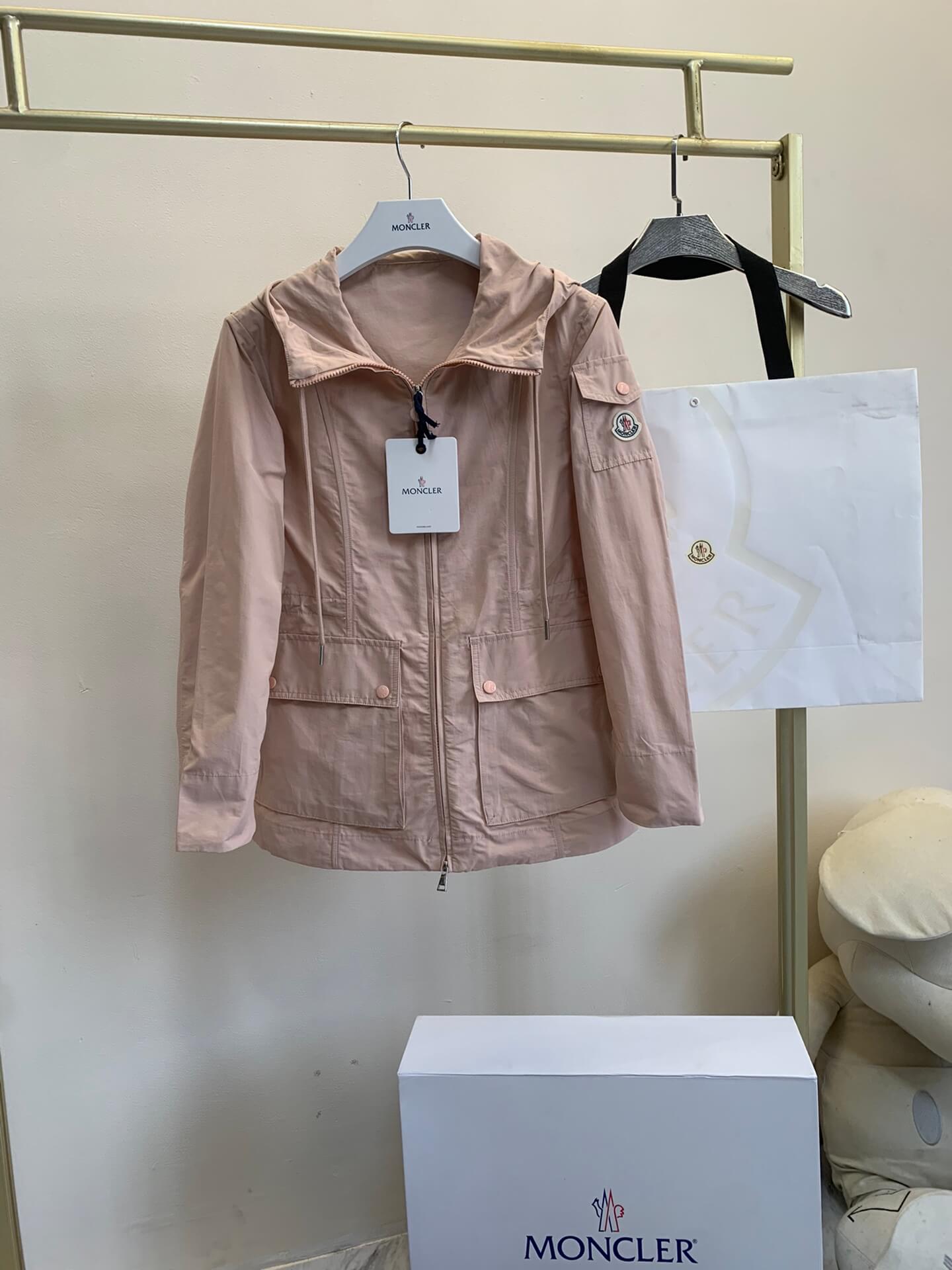 Moncler LEANDRO Pink Parka Jacket - Image 11