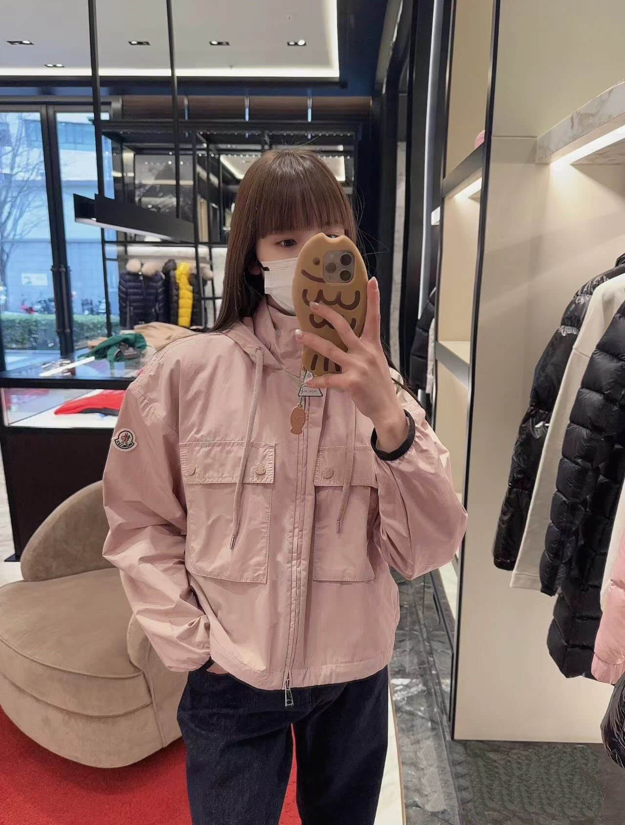 Moncler - Leda Short Pink Parka Jacket - Image 10