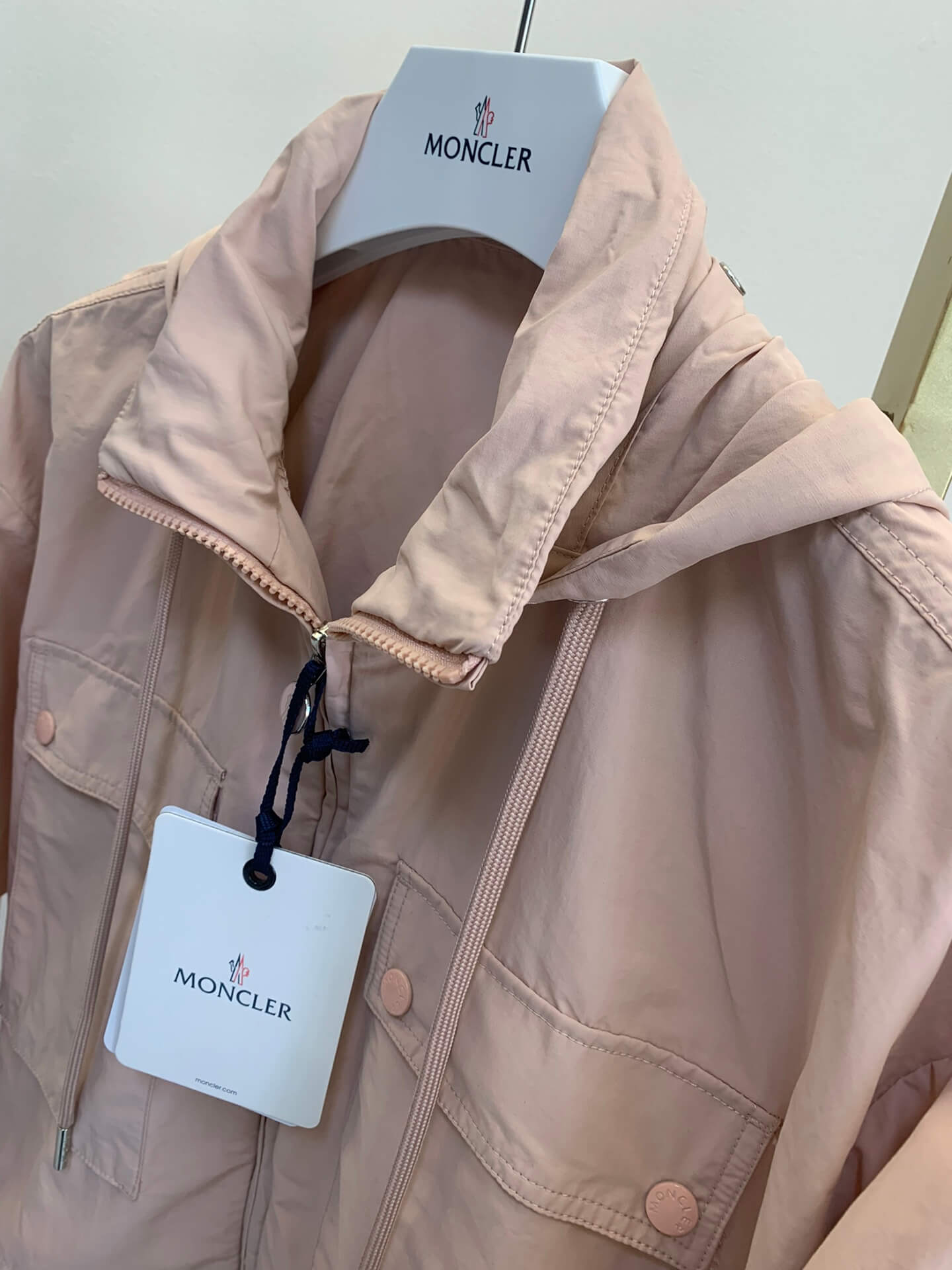 Moncler - Leda Short Pink Parka Jacket - Image 3