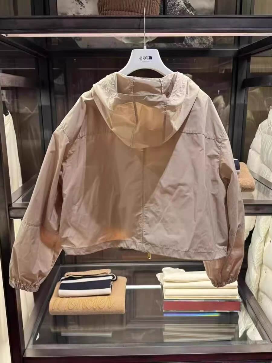 Moncler Sauvan Hooded Pink Parka Jacket - Image 11