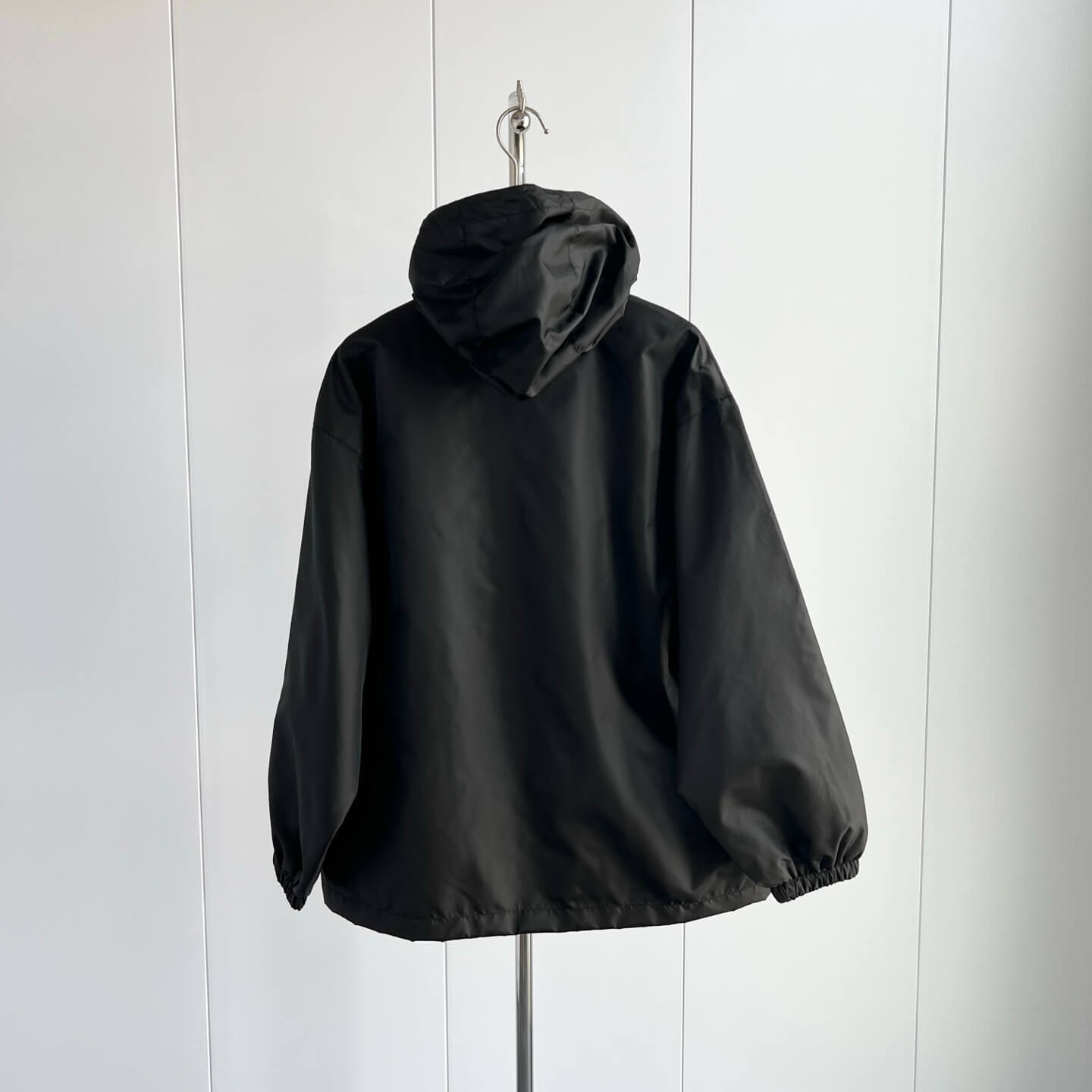Prada Re-Nylon Hooded Blouson Black Jacket - Image 12