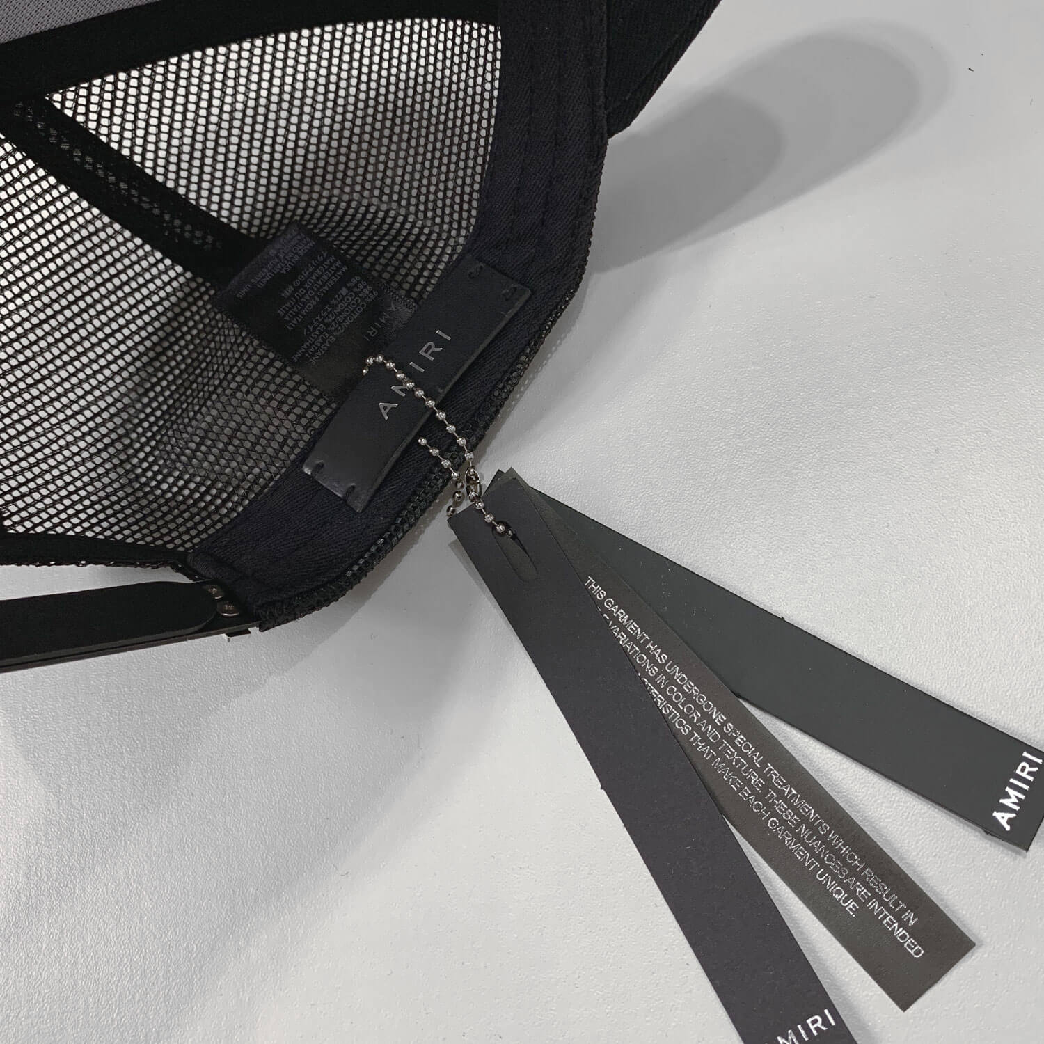 Amiri Black Zig-Zag Mesh Cap - Image 4