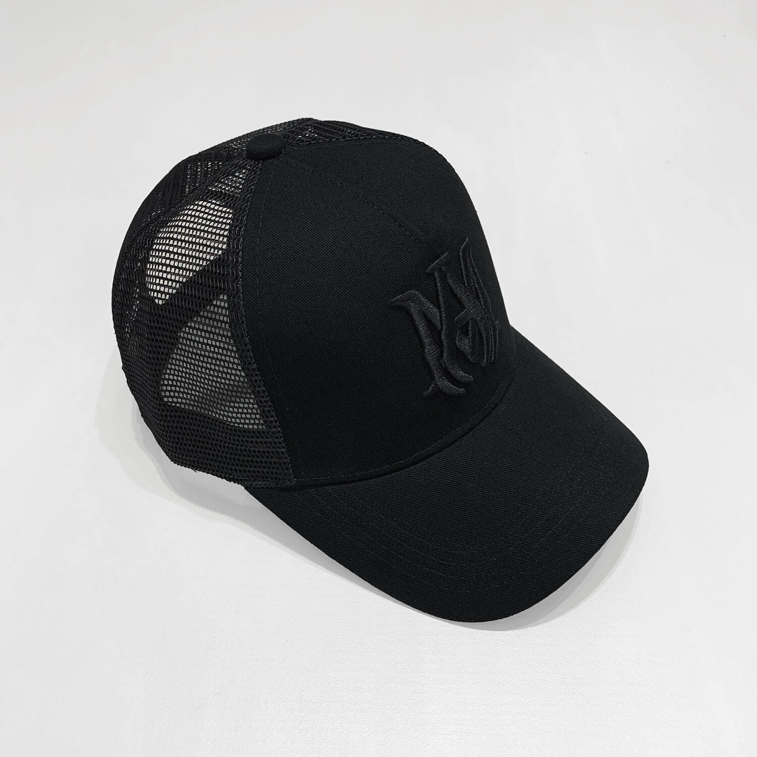 Amiri MA Logo Mesh Black Cap - Image 5