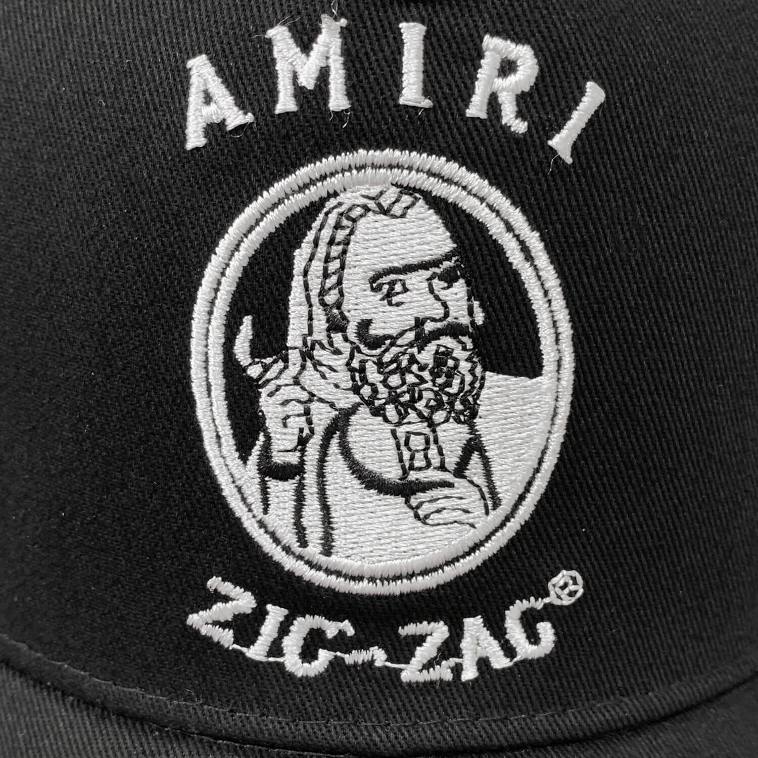Amiri Black Zig-Zag Mesh Cap - Image 7
