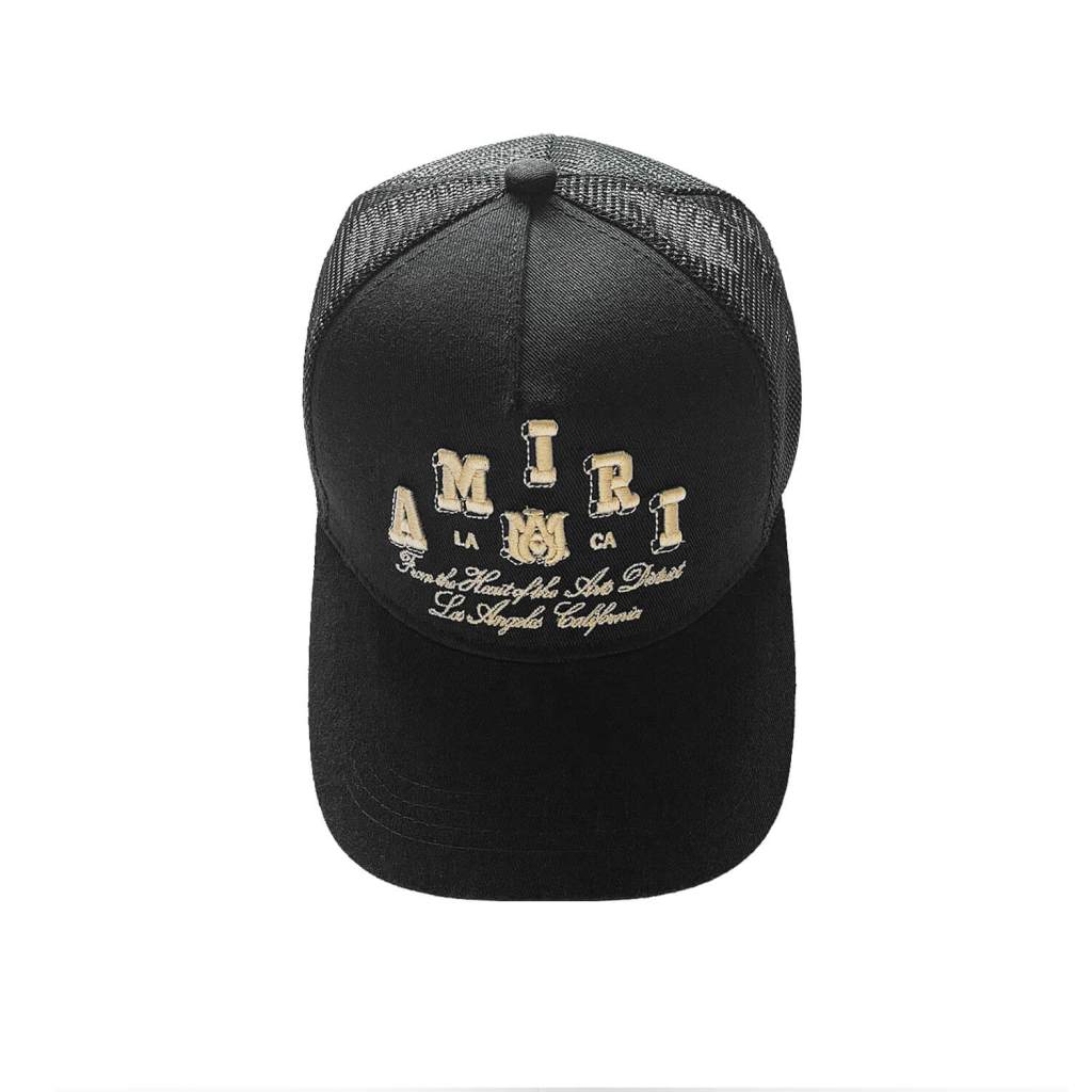 Amiri LA Heritage Black Trucker