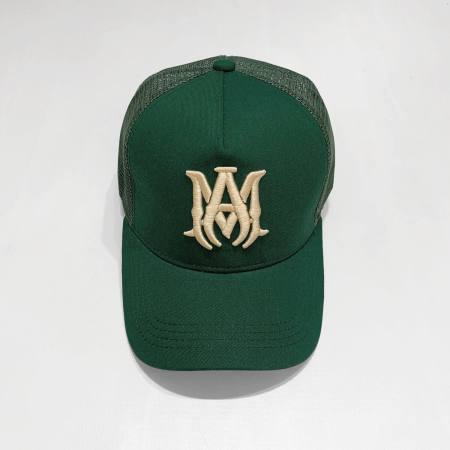 Amiri Monogram Green Trucker