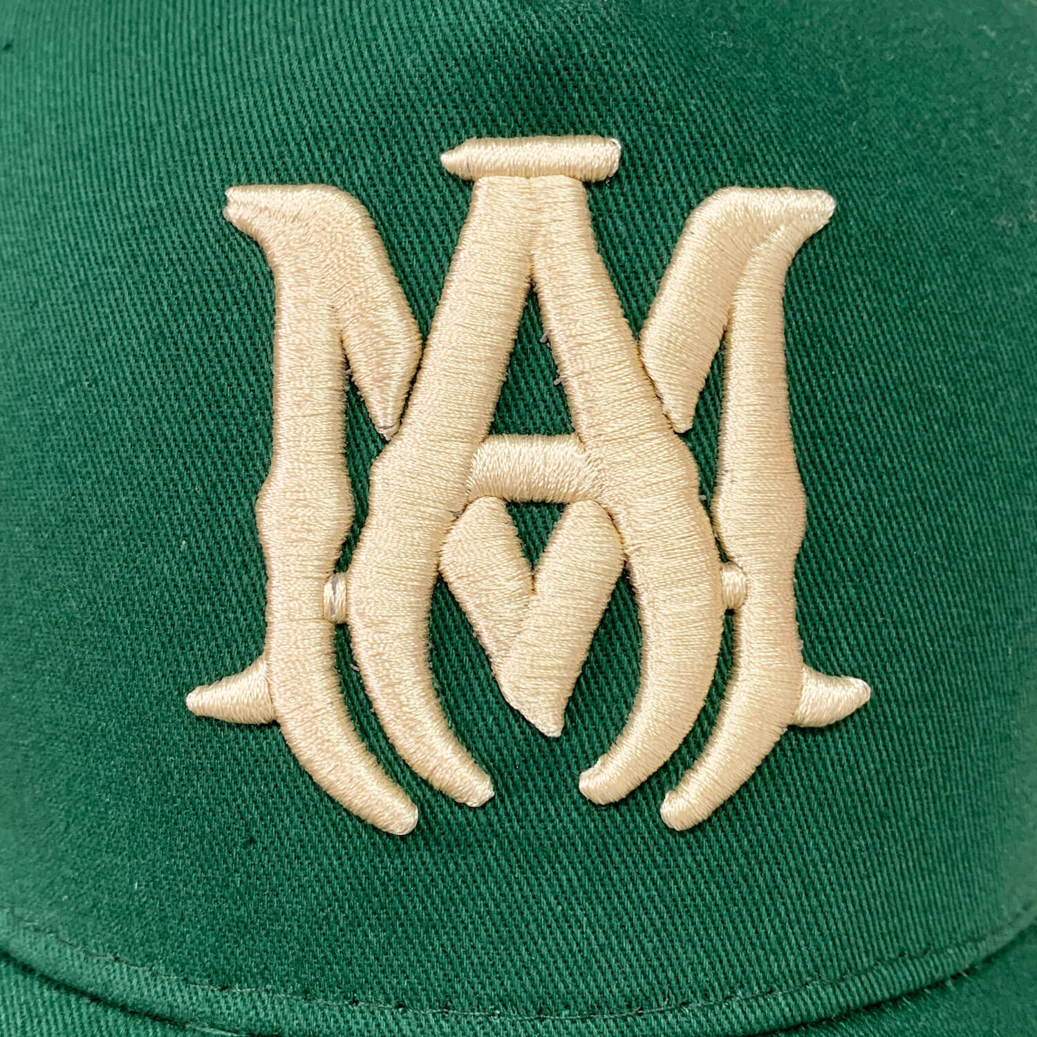 Amiri Monogram Green Trucker - Image 3