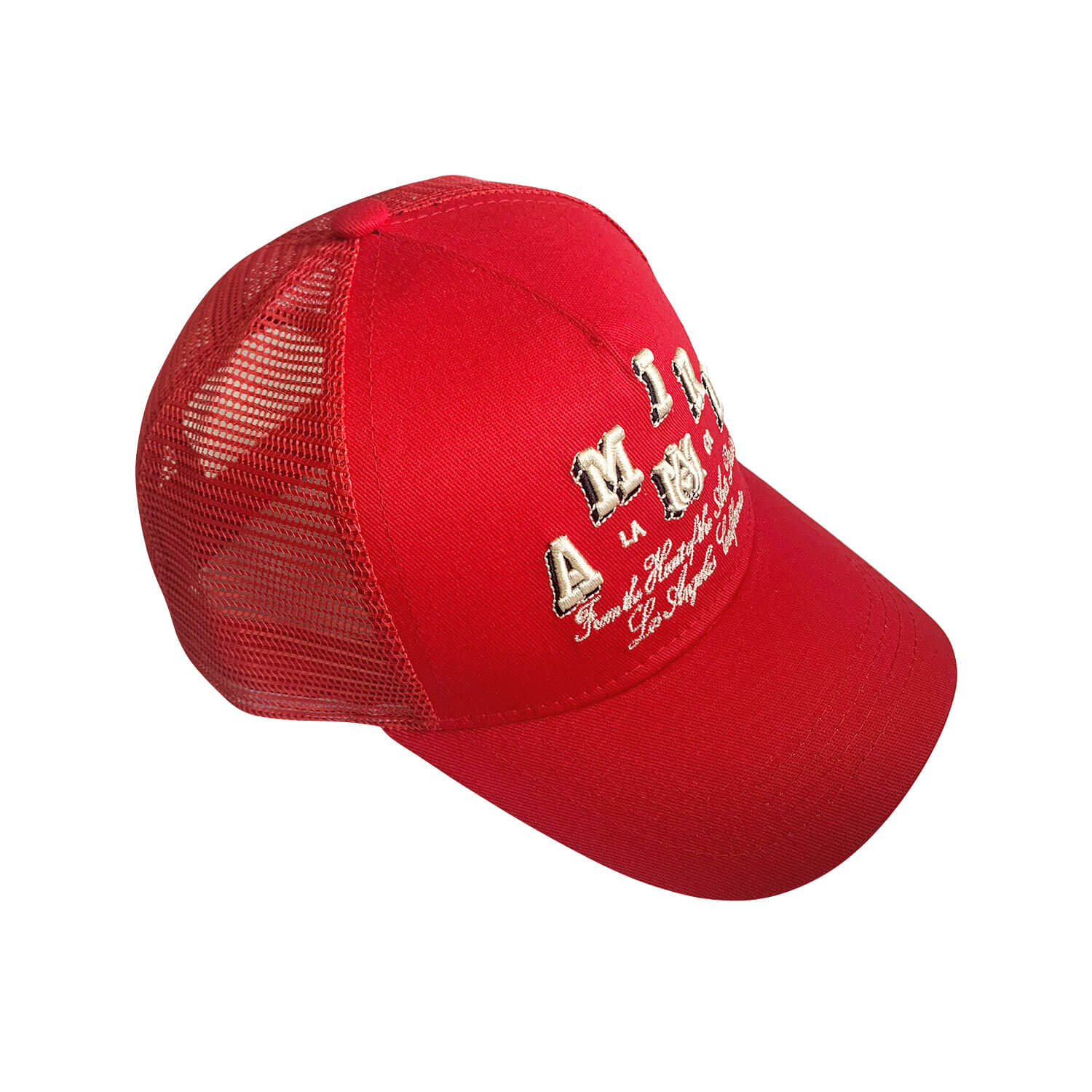 Amiri LA Script Red Trucker - Image 6