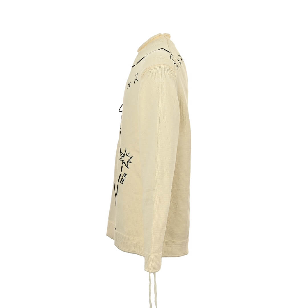 Dior Star Constellation Embroidered Jacquard Sweater - Image 2