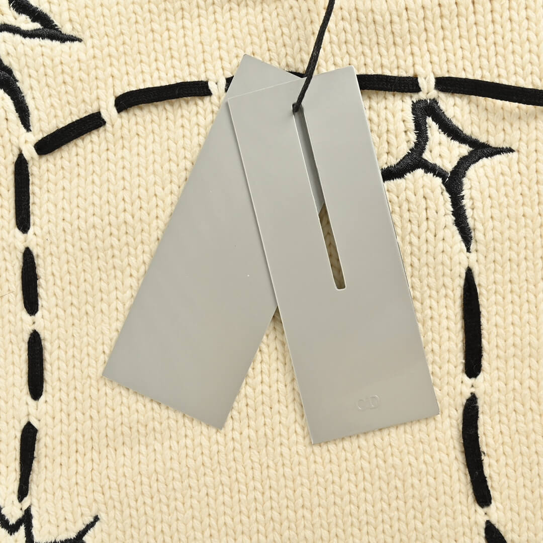Dior Star Constellation Embroidered Jacquard Sweater - Image 11