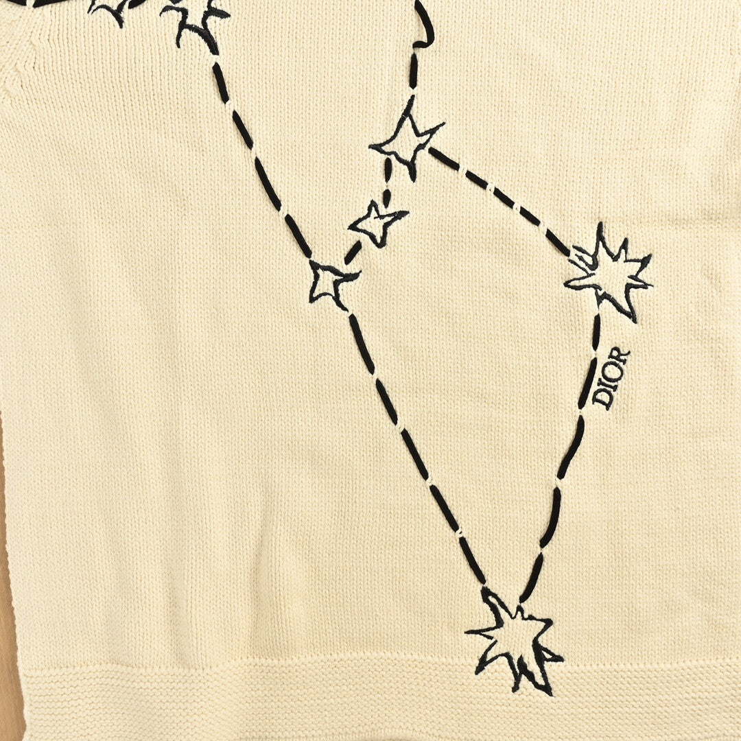 Dior Star Constellation Embroidered Jacquard Sweater - Image 8