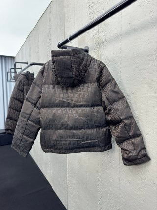 Fendi Full-Print FF Down Jacket - Image 2