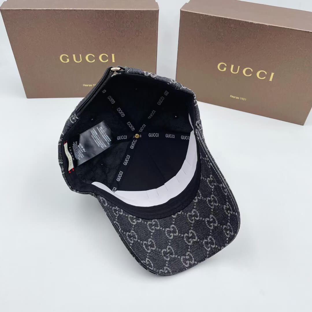 Gucci GG Pattern Baseball Cap - Image 3