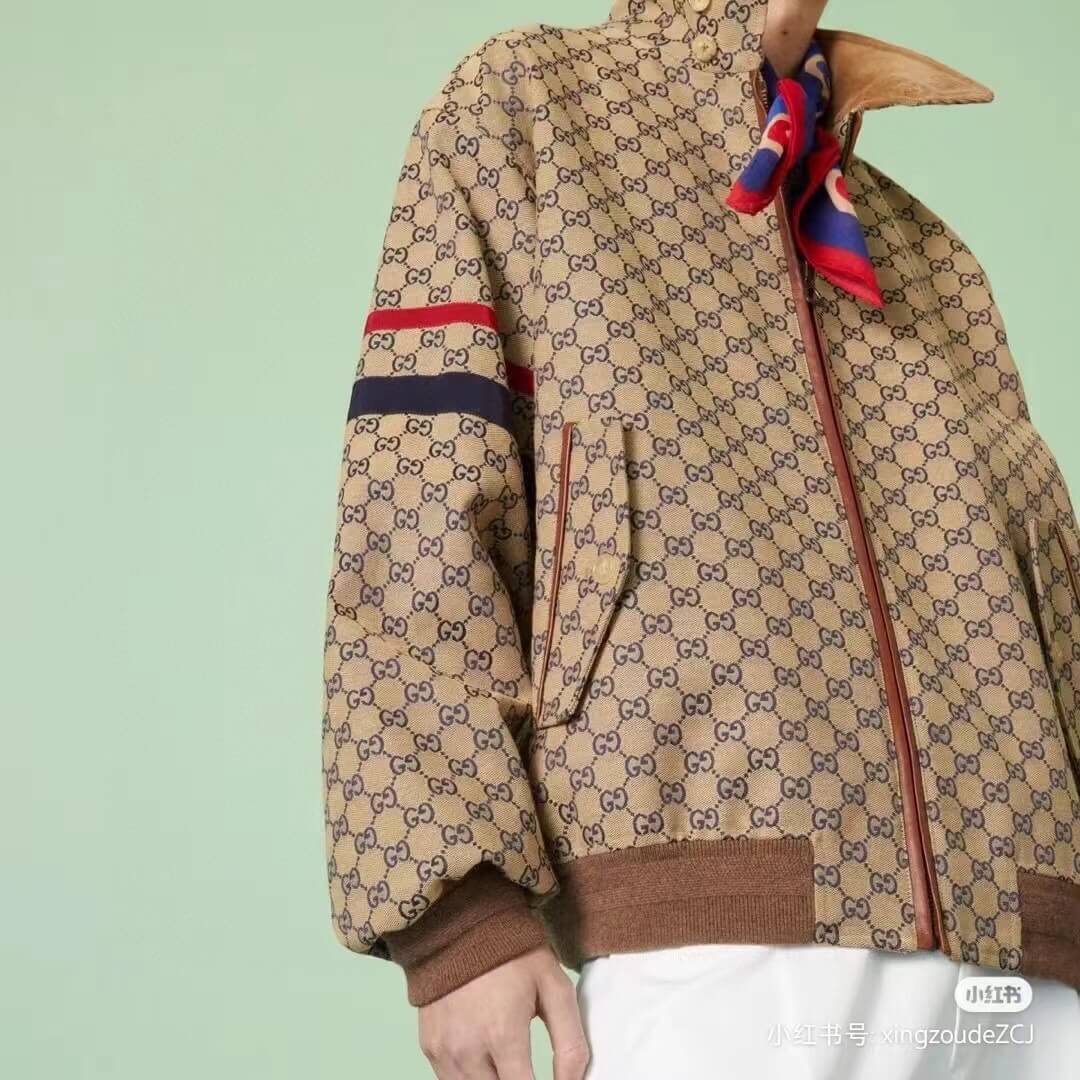 Gucci GG Monogram Jacquard Canvas Jacket - Image 3