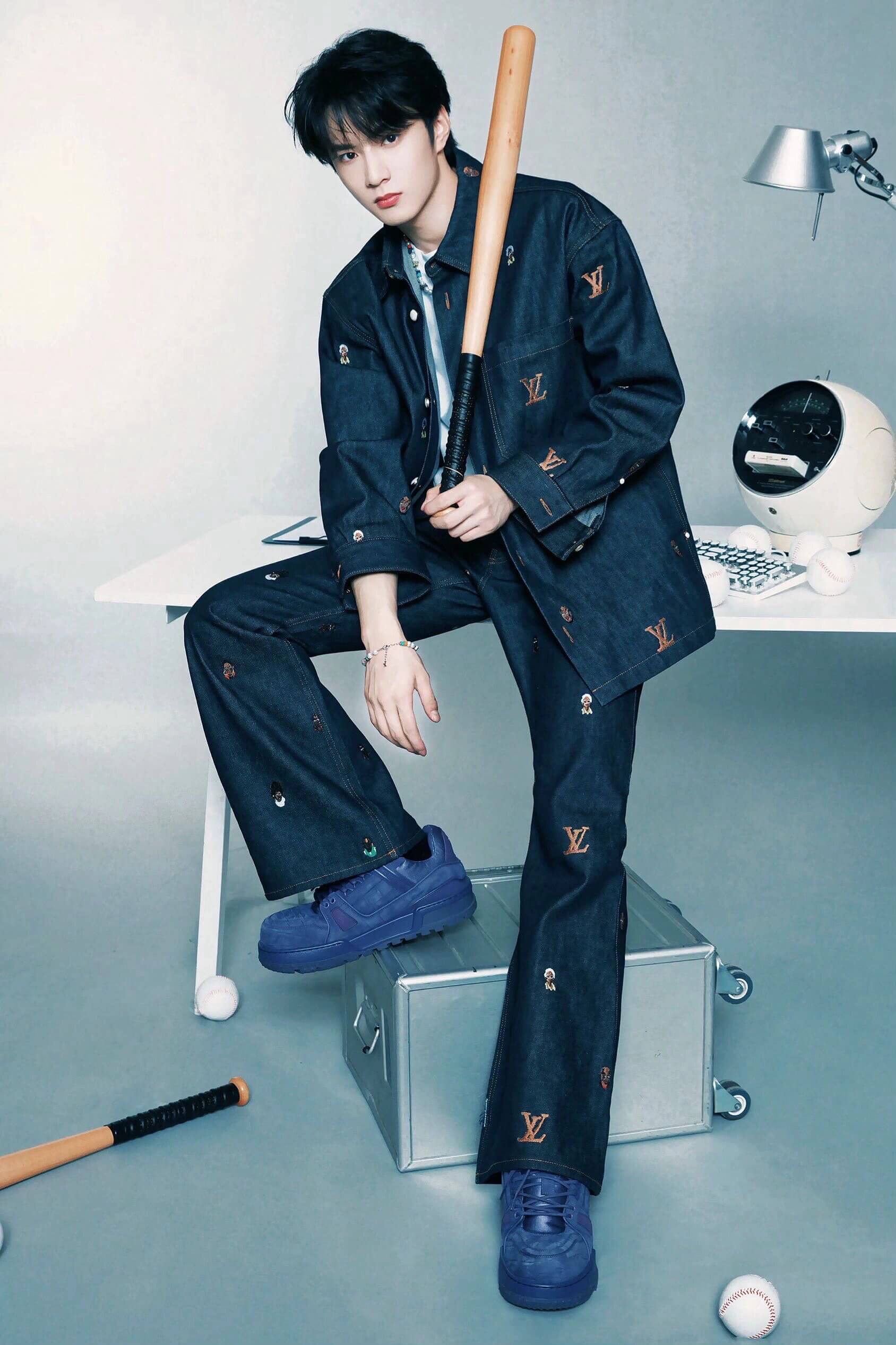 Louis Vuitton LV Embroidered Denim Overshirt - Image 3