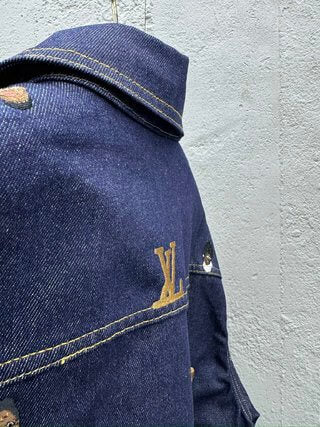 Louis Vuitton LV Embroidered Denim Overshirt - Image 10