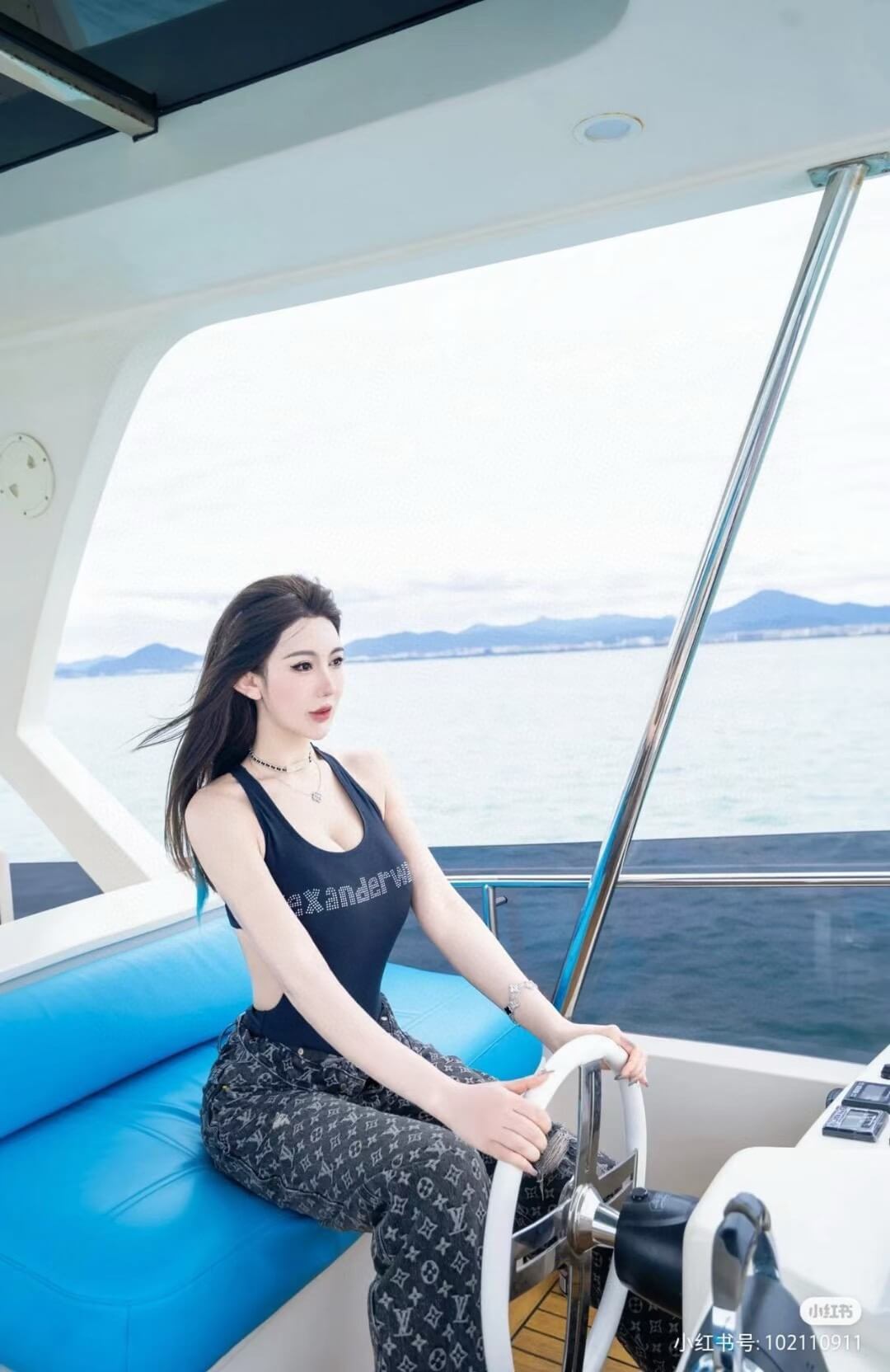 Louis Vuitton Distressed Monogram Denim Jeans - Image 5