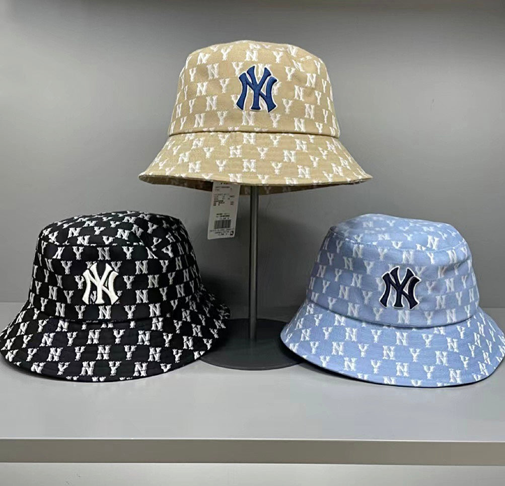 NY Yankees Monogram Bucket Hat