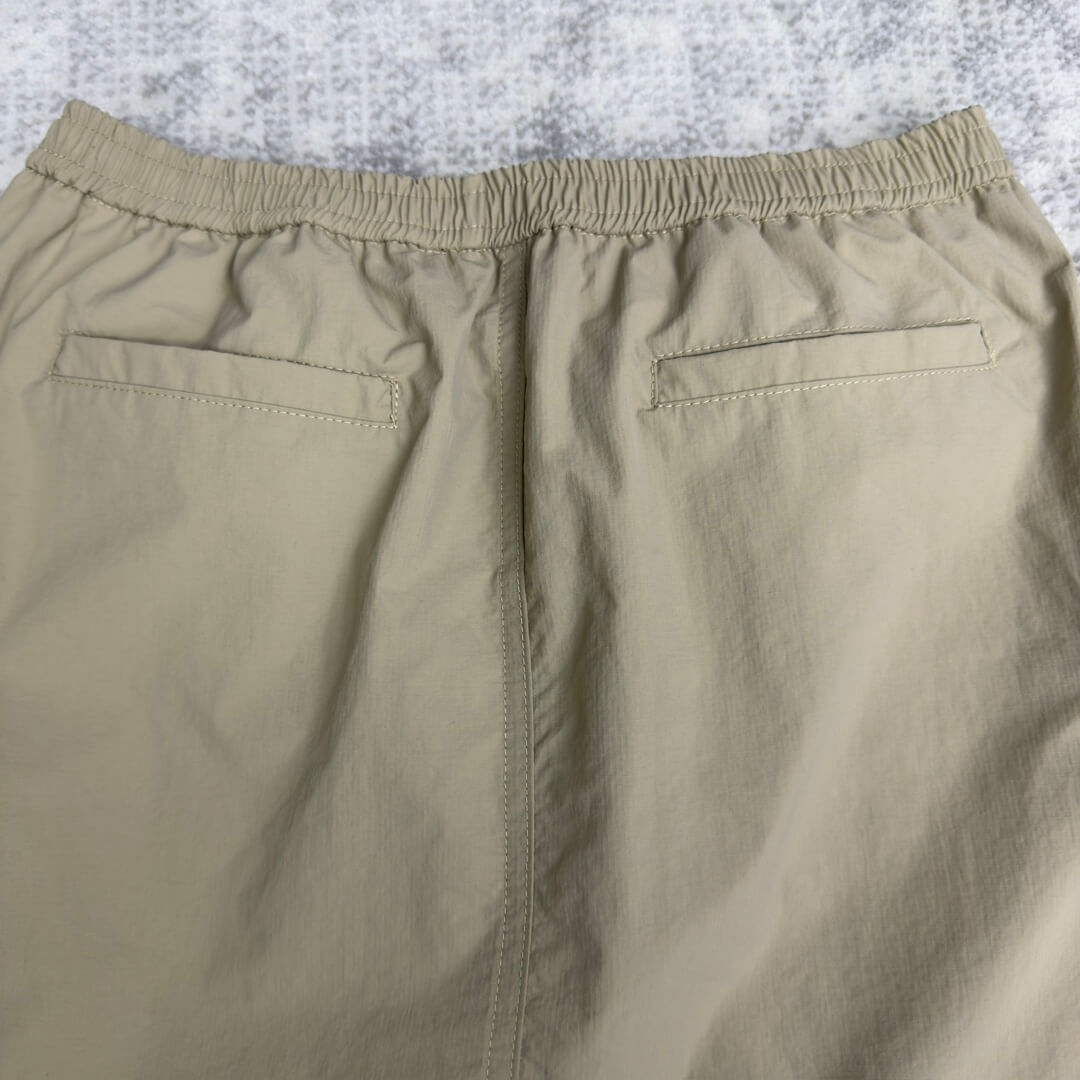 Prada Nylon Beige Cargo Mini Skirt - Image 2