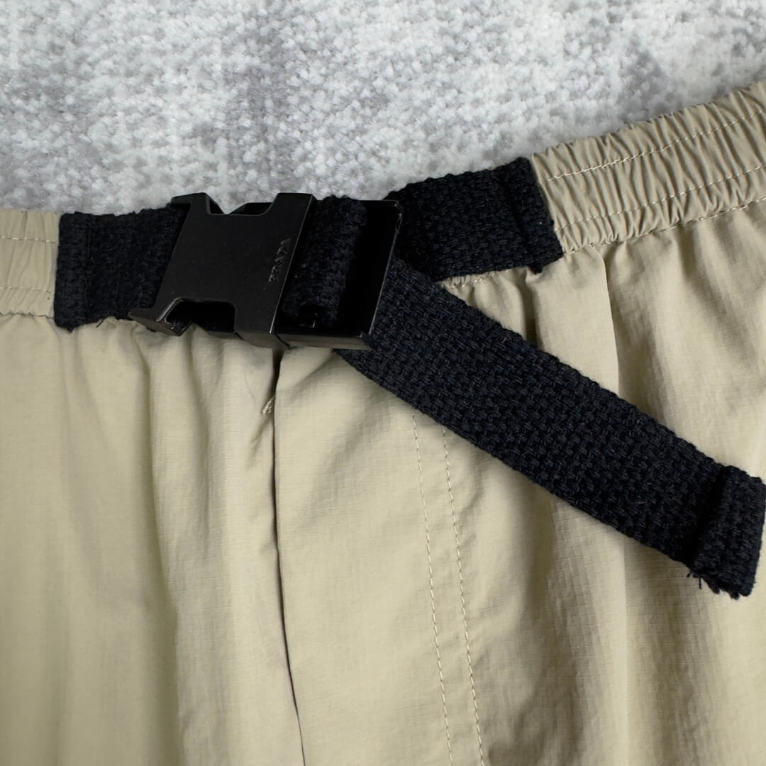 Prada Nylon Beige Cargo Mini Skirt - Image 5