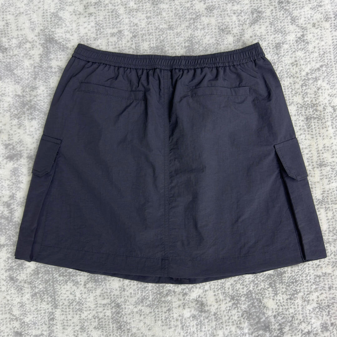 Prada–Style Nylon Cargo Mini Skirt – Black - Image 10