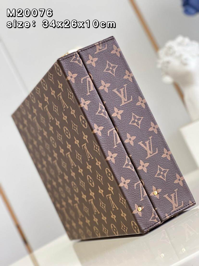 Louis Vuitton LV Rouge Fusion Boîte Bijoux 34 Monogram Canvas Jewellery Box - Image 3