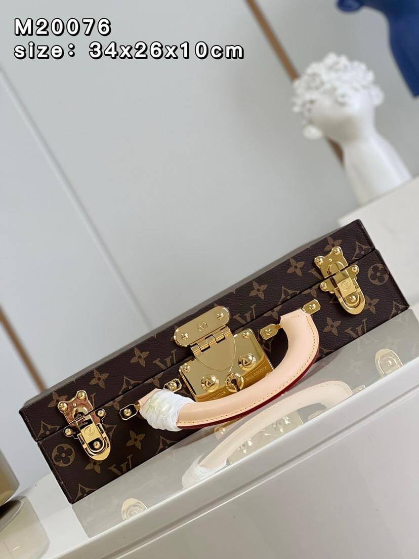 Louis Vuitton LV Rouge Fusion Boîte Bijoux 34 Monogram Canvas Jewellery Box - Image 10