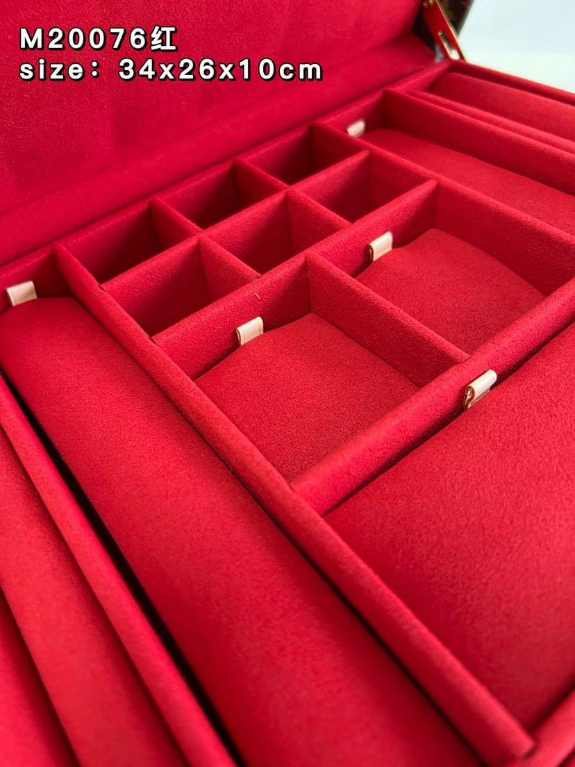 Louis Vuitton LV Rouge Fusion Boîte Bijoux 34 Monogram Canvas Jewellery Box - Image 5