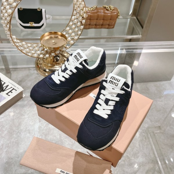 MIU MIU x New Balance 530 SL Model Navy Blue Sneakers