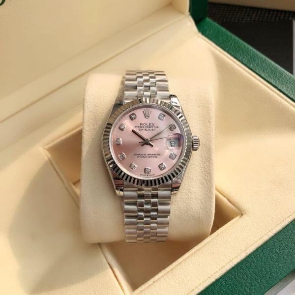 Rolex Oyster Perpetual Datejust Pink Dial, 31mm