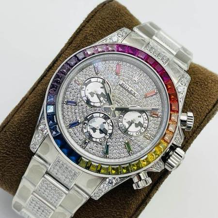 Rolex Cosmograph Daytona Rainbow Diamond-Paved Dial