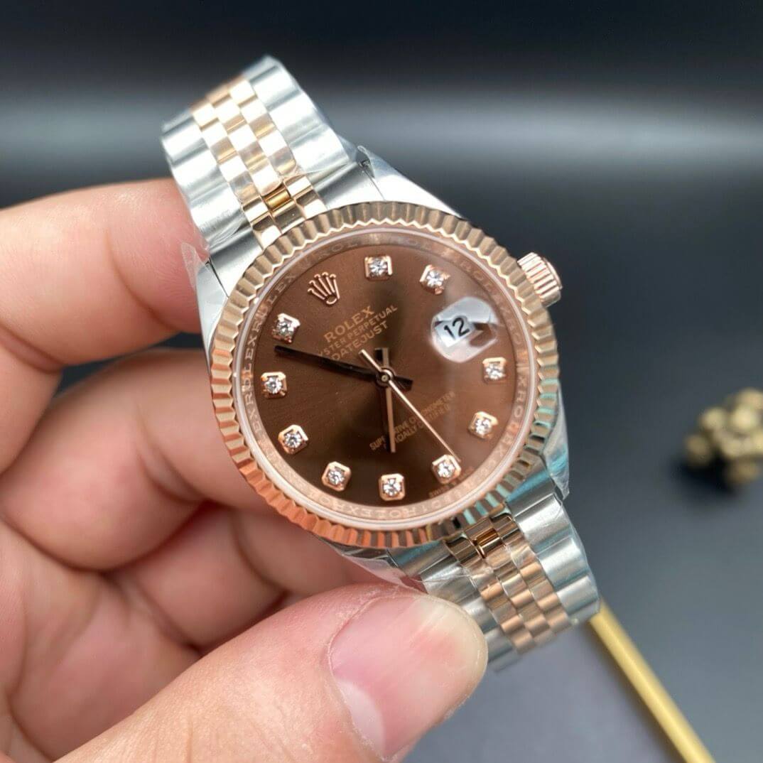 Rolex Lady-Datejust Chocolate Brown Dial - Image 8