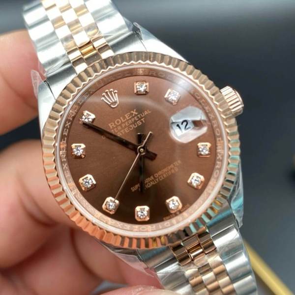 Rolex Lady-Datejust Chocolate Brown Dial