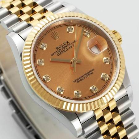 Rolex Oyster Perpetual Datejust Champagne Dial