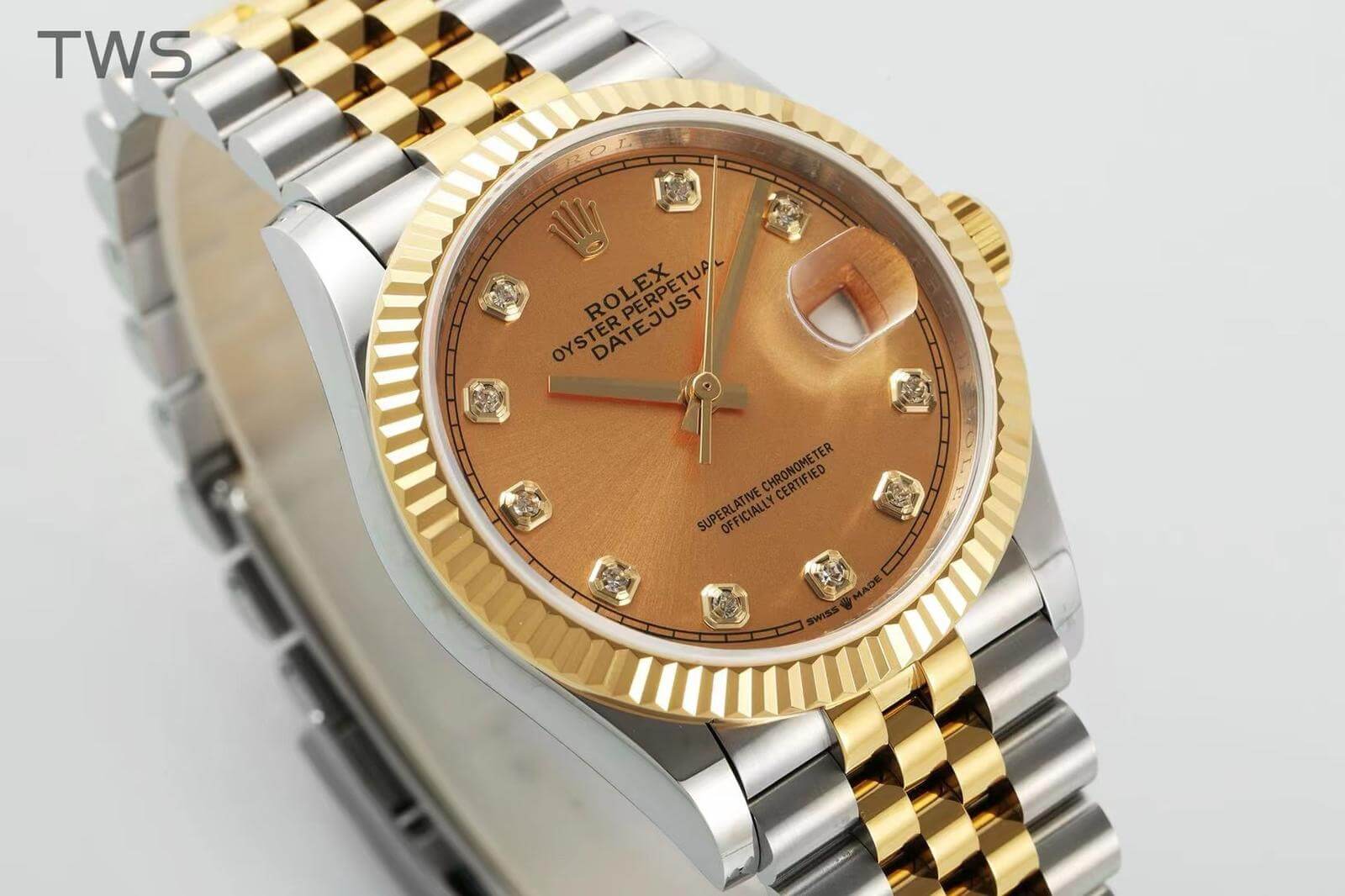 Rolex Oyster Perpetual Datejust Champagne Dial