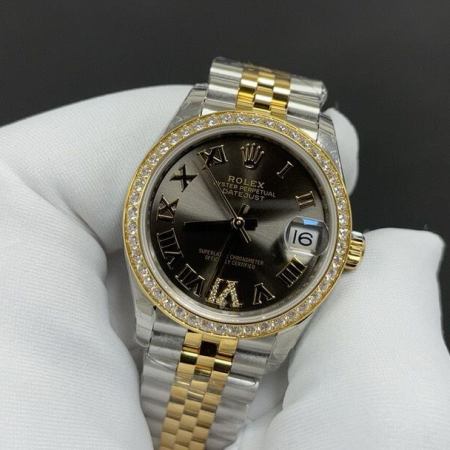 Rolex Oyster Perpetual Datejust Dark Dial, Roman Numerals