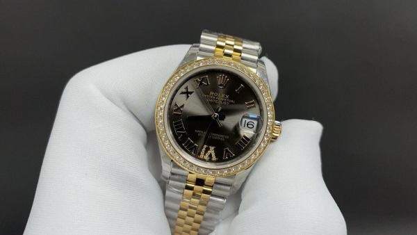 Rolex Oyster Perpetual Datejust Dark Dial, Roman Numerals