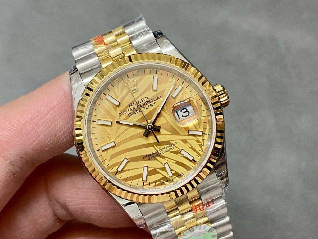 Rolex Oyster Perpetual Datejust Two Tone Gold Dial, 31mm