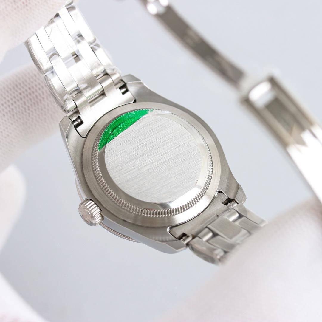 Rolex Oyster Perpetual Datejust 31mm – Silver Dial with Diamond Markers - Image 8